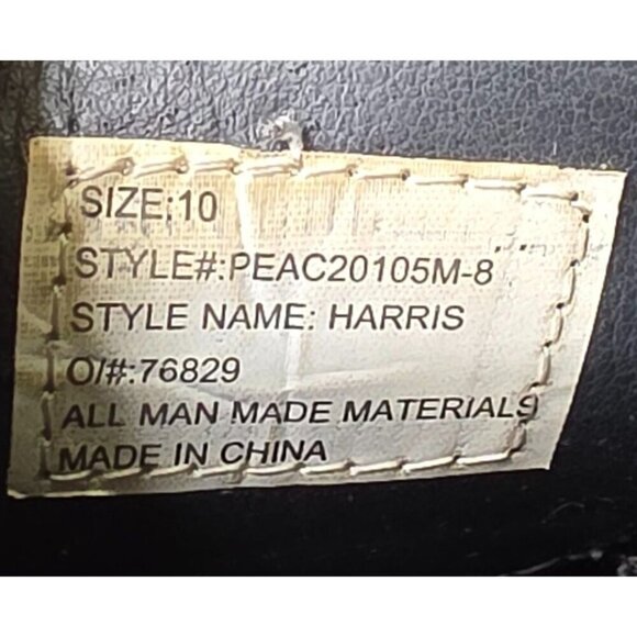 Mens Leather Wingtip Oxford Shoes Size 9.5 Gray Lace-Up Perforated Detailing Dur - Picture 11 of 14